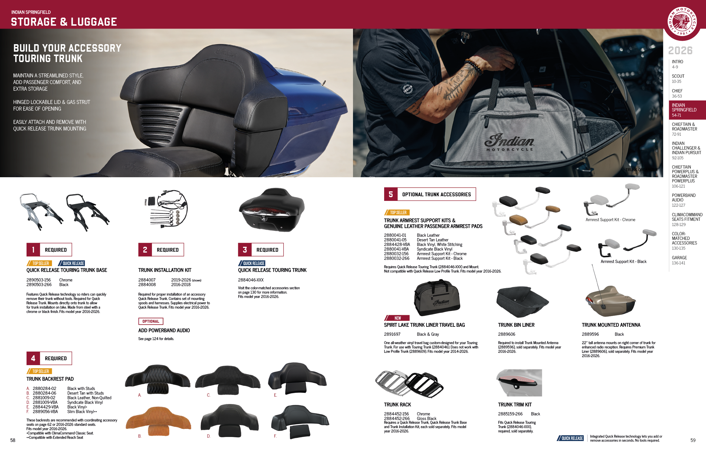 A page from a magazine showcasing various motorcycle seats and accessories. AI generated content
